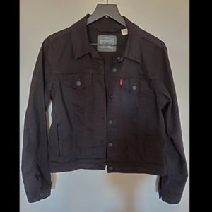 Levi's Trucker Black Denim Jacket L